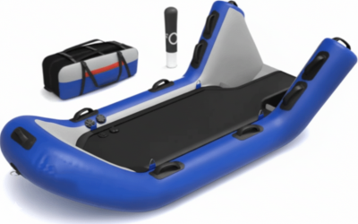 Спасательная надувная лодка ПВХ "RESCUE" с надувным дном НДНД