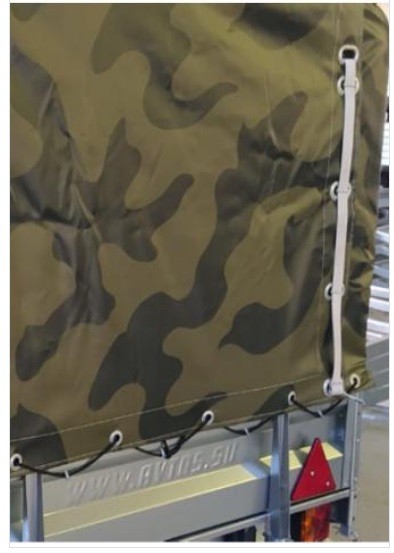Тент на прицеп A30P (Камуфляж) высотой 1200мм АЭРО